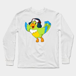 Parrot Pilot Pilot hat Long Sleeve T-Shirt